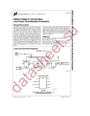 DS8615N-4 datasheet  